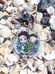 Аниме брелок акриловый "Клинок рассекающий демонов" / "Kimetsu no Yaiba" Камадо Танджиро+Недзуко Камадо - изображение 1