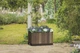Горщик для квітів Keter Deco Rectangle Planter 81 л 76x45.5 см Горіх (261034) - зображення 2
