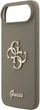 Etui Guess Silicone Big 4G Script do iPhone Air Brązowe (3666339522407) - obraz 1
