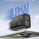 Мережевий зарядний пристрій ESSAGER Flash 45W 1USB-A QC Black (ECT45W-RPB01-Z) - зображення 3