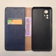 Чехол книжка Keyunfei для Xiaomi Redmi Note 12S на магните темно-синий - изображение 3