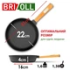 Сковорода чавунна зі скляною кришкою Brizoll Optima 220х40 мм (O2240-P-C) - зображення 2