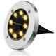 Світлодіодний ліхтар-підсвічування для саду Solar Pathway Lights автономний 7 см 4 шт у наборі - зображення 4