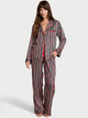 Жіноча піжама (Штани + Сорочка) Victoria's Secret (296849638491) Glazed Satin Long Pajama Set M зелена - зображення 1