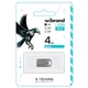 Флеш пам'ять USB 4 GВ Wibrand Hawk USB 2.0 сріблястий - изображение 2