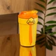 Термочашка Happy Life G. Duck HP28489 желтая 450 мл с крышкой на защелке (107-80-HP28489) - изображение 2