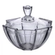 Сахарница Yiwu Danny Home HP-4-120 прозрачная из толстого стекла с крышкой 250 мл (107-80-HP-4-120) - изображение 1