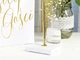 Długopis ze stojakiem PartyDeco 8 x 8 x 16,5 cm Złoty (SD10-019) (5902230721647) - obraz 2