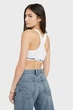 Жіночий білий топ Bralette G-Star L D23776,D516 - изображение 3