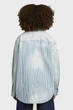 Жіноча джинсова сорочка у смужку Maxi overshirt G-Star RAW S D26853,E088 - зображення 3