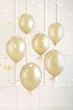 Повітряні кульки PartyDeco Strong Metallic 30 см Холодне золото 100 шт (5904555059344) - зображення 2