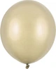 Balony PartyDeco Strong Metallic 43 cm Zimne złoto 25 szt (5904555098930) - obraz 1
