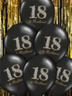 Balony PartyDeco Pastel 18 and Brilliant 30 cm Czarne 50 szt (5901157492180) - obraz 2