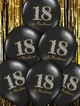 Balony PartyDeco Pastel 18 and Brilliant 30 cm Czarne 50 szt (5901157492180) - obraz 3