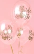Balony PartyDeco Bride to be 30 cm Crystal Clear 50 szt (5902230763715) - obraz 2