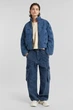 Жіноча синя куртка Padded Cocoon bomber wmn G-Star S D25343,D759 - изображение 2