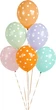 Balony PartyDeco Kropki 30 cm 50 szt (5900779197091) - obraz 2