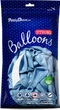 Повітряні кульки PartyDeco Strong Metallic 30 см Блакитні 100 шт (5901157485960) - зображення 1