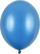 Повітряні кульки PartyDeco Strong Metallic 30 см Блакитні 100 шт (5901157486073) - зображення 2