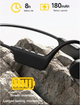 Бездротові кісткові навушники X1 Pro Bluetooth, спортивна гарнітура з мікрофоном + підтримка SD-карт, Black - зображення 3