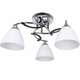 Люстра потолочная на 3 плафона Sneha (9989224569/3 CHROME+WHITE) - изображение 1