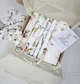 Набор для новорожденного: 5 пеленок и полотенце a.l.babybox Шепот листвы - изображение 1