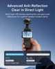 Защитная пленка AR DJI Osmo Pocket 3 для экрана и антибликовая объектива HD прозрачная - изображение 5
