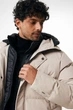 Чоловіча бежева парка Mexx S MF006802143M - изображение 5