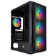 Игровой 1stPlayer X4-4F1 Black 600W - изображение 1