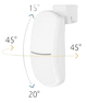 Датчик руху Satel PIR SLIM-PIR-LUNA-PET (5905033334366) - зображення 3