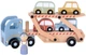 Ігровий набір Little Dutch Автовоз із машинками FSC LD7095 (8713291770959) - зображення 1