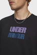 Чоловіча чорна футболка UA M BLOCK LOGO SS Under Armour MD 6009250-001 - изображение 3