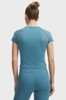 Жіноча блакитна футболка Motion Mesh SS Under Armour SM 6011045-466 - зображення 2