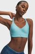 Жіночий блакитний топ UA Infinity Low 2.0 Bra-BLU Under Armour XS A-C 1384126-425 - изображение 1