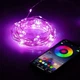 Светодиодная гирлянда USB, медная нить, RGB, 10 м, 100 светодиодов, bluetooth, управление с телефона - изображение 2