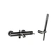 Смеситель для ванны KFA Armatura Moza PVD Gun Metal Grey 5034-520-61 с душелетом - изображение 1