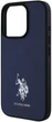 Etui U.S. Polo Leather Embroidered DH Color USHCP15XPGEV do iPhone 15 Pro Max Granatowe (3666339386139) - obraz 1