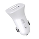 Автомобільний зарядний пристрій SkyDolphin SZ09L 15Вт 2USB QC 3.0 + кабель Lightning White (AZP-000108) - зображення 3