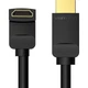 Кабель Vention HDMI M - M 2 м V2.0 4K 60Гц PVC с угловым коннектором 270 градусов Black (AAQBH) - изображение 3
