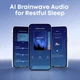 Бездротові навушники Anker Soundcore Sleep A30, White, Bluetooth 5.4, ANC, 45H, AI Sleep, IPX4, ідеальні для сну, TWS - зображення 6