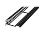 Патч-панель 19" Keystone на 24 1U RJ-45 порта UTP с задним организатором Черный - изображение 2
