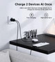 Мережевий зарядний пристрій Choetech (USB-C+USB-A) Black (PD5012-EU-BK) - зображення 9