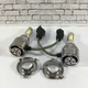 Комплект автомобільних світлодіодних LED ламп з охолодженням С6 LED H4 LED-лампи для авто 3800 Лм - зображення 3