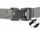 Ремень быстросъемный с магнитной пряжкой Tactical Belt 120x3,8 см, Серый - изображение 2