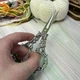 Винтажные ножницы "Ландыш" серебро - изображение 5