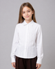 Блуза детская для девочки 7-11 лет молочная (L8224) 140 - изображение 1