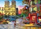 Puzzle EuroGraphics Zachód słońca w Notre-Dame Dominika Davison 1000 elementów (628136655309) - obraz 2