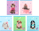 Набор тетрадей Kite Studio Pets 24 листа в клетку 10 шт (SP26-238/10) - изображение 1