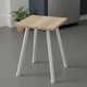 Табурет кухонный Ferrum-decor 430x320x320 Белый металл ДСП Дуб Сонома 16 мм (FRD-104643) - изображение 5