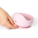 Мисочка силіконова з присоскою BabyOno рожевий - зображення 3